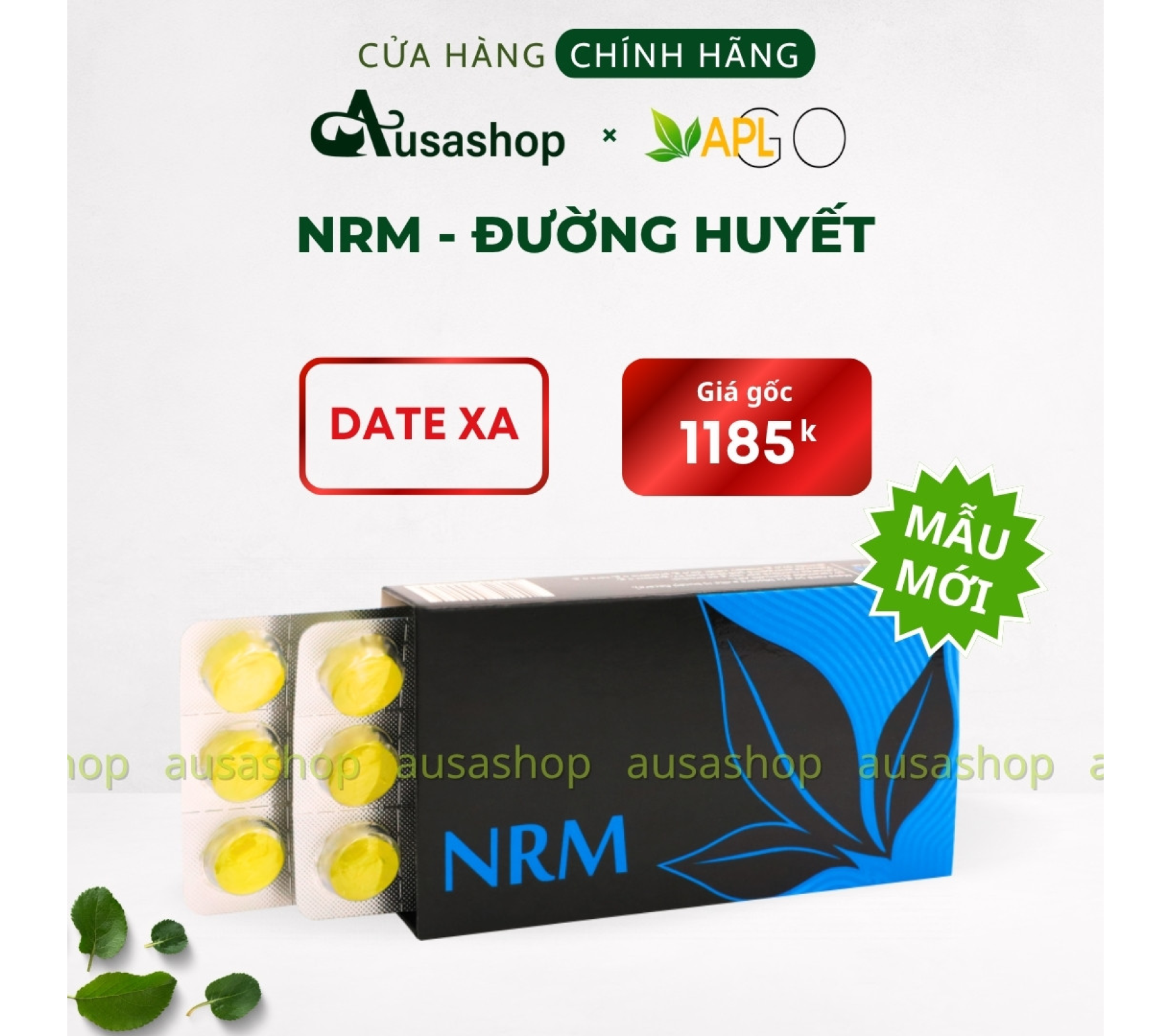 Kẹo Ngậm NRM Vị Táo – Cân Bằng Đường Huyết APLGO