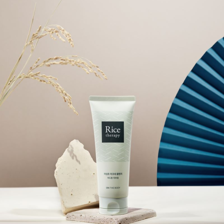 ON:THE BODY Rice Therapy Heartleaf Acne Cleanser 200g