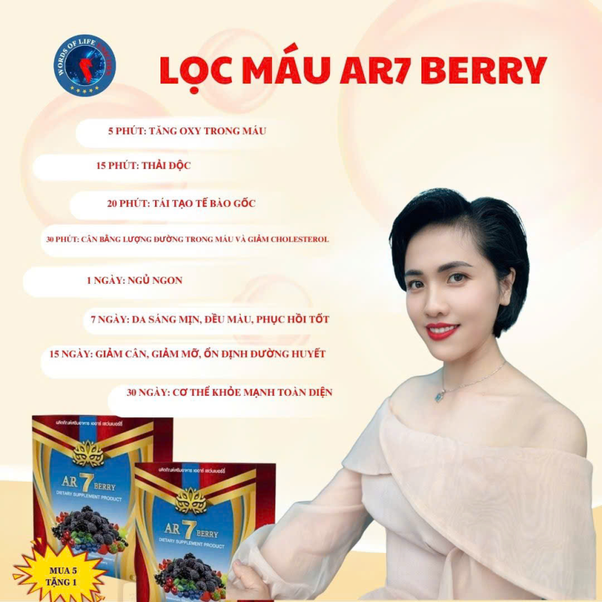 Liệu trình lọc máu AR7 3 tháng